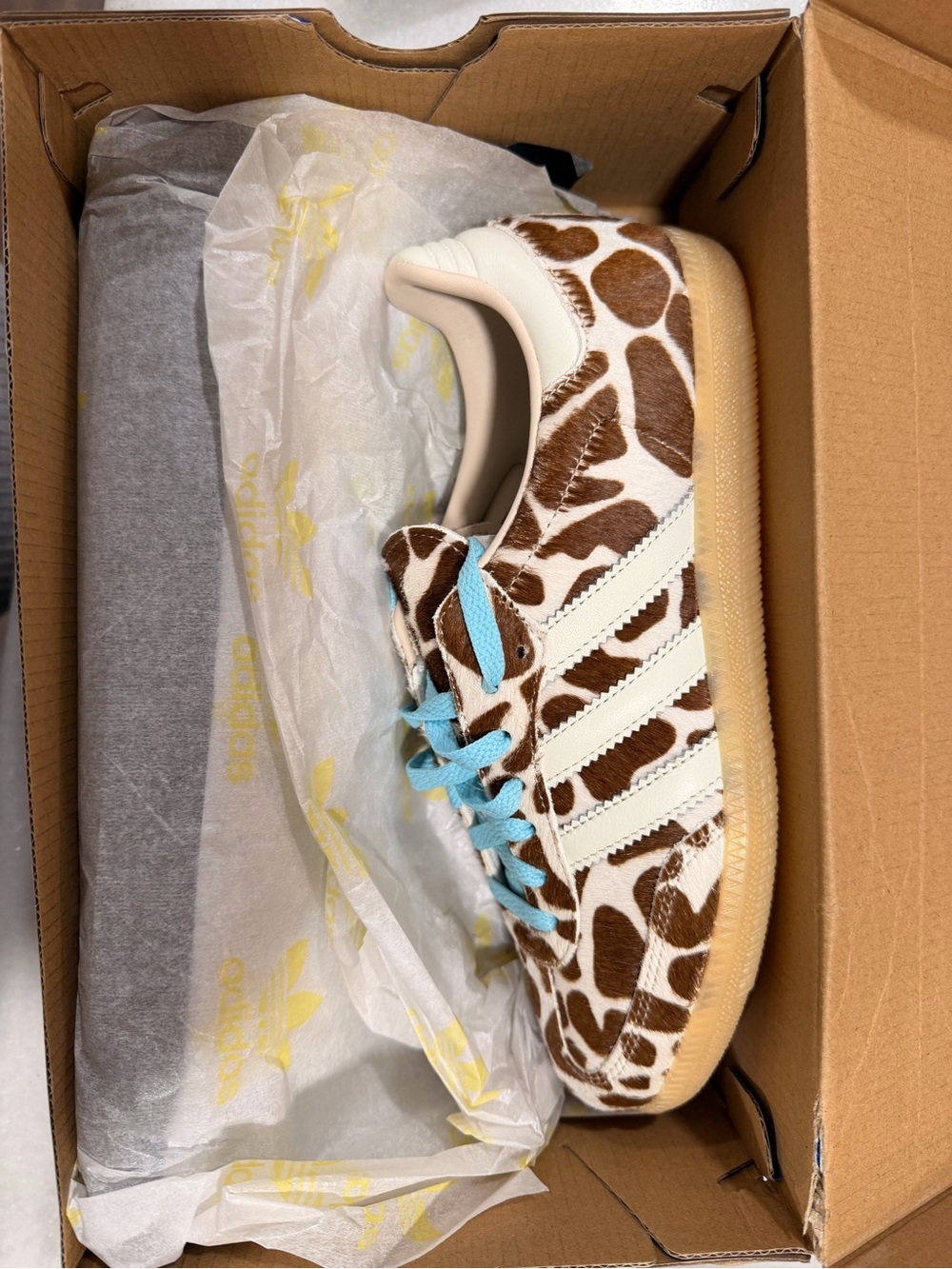 adidas x Wales Bonner Samba Pony Hair Sneakers - Picture 1 of 3